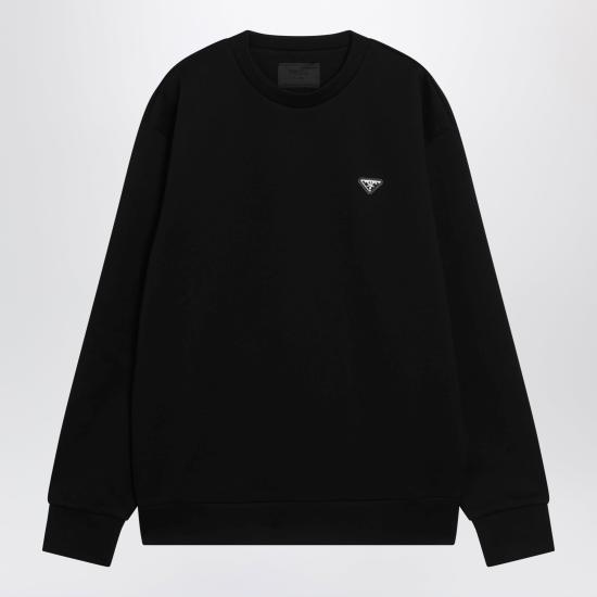 26FW 프라다 긴팔 티셔츠 UJL90BWMO11OQ Black