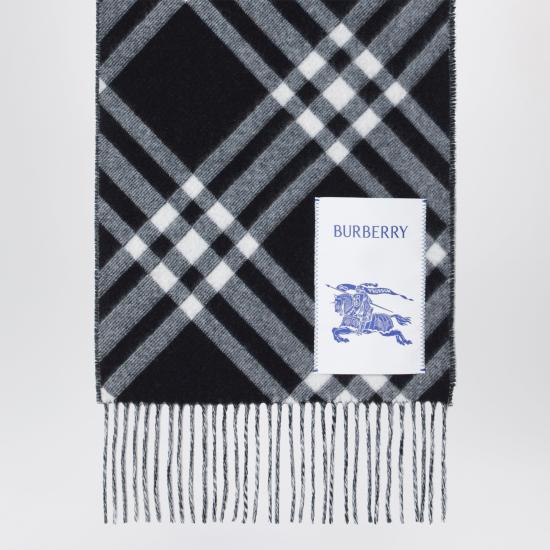26FW 버버리 체크 캐시미어 스카프 8099650162665 Black - BURBERRY