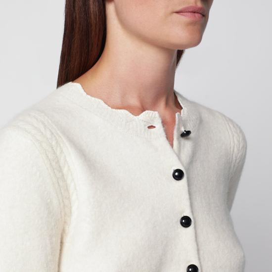 26FW 이자벨마랑에뚜왈 긴팔 티셔츠 CA0185FAA1L68E White - ISABEL MARANT ETOILE