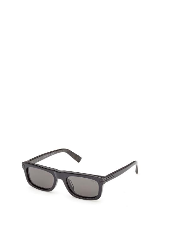 26FW 에르메네질도제냐 선글라스 EZ0301 05D BLACK OTHER SMOKE POLARIZED - ERMENEGILDO ZEGNA