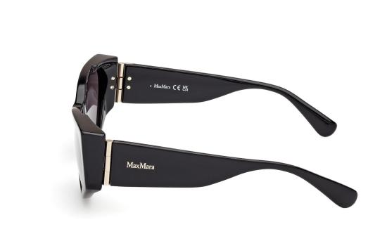 26FW 막스마라 선글라스 MM0132 01A SHINY BLACK - MAX MARA