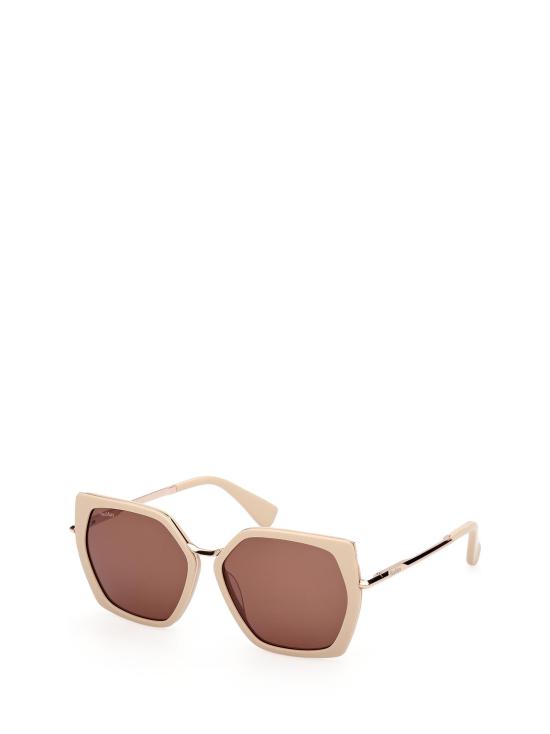26FW 막스마라 선글라스 MM0136 25E SHINY IVORY - MAX MARA