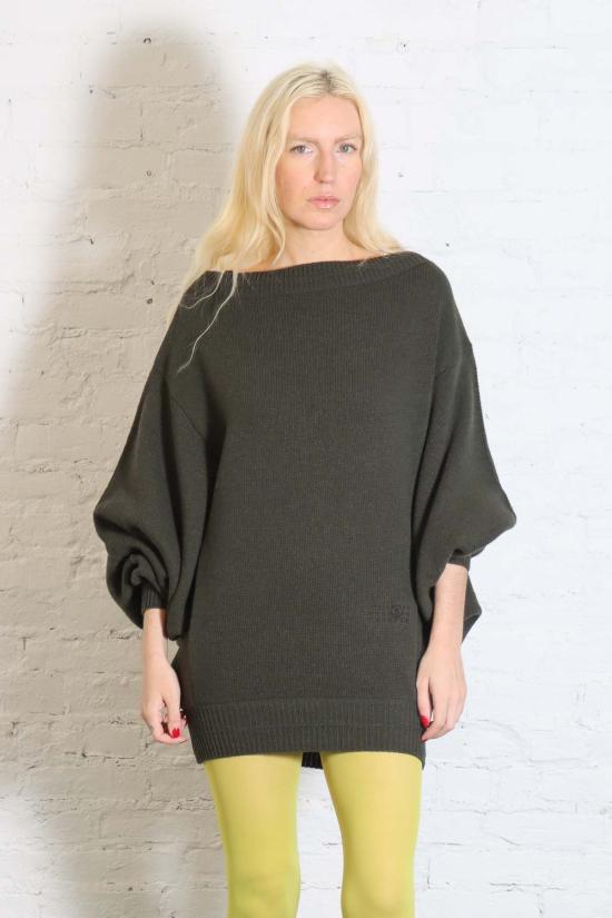  마르지엘라 숏 원피스 메종  스웨터 미니 드레스 - MAISON MARGIELA