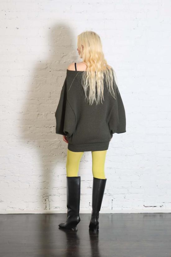  마르지엘라 숏 원피스 메종  스웨터 미니 드레스 - MAISON MARGIELA