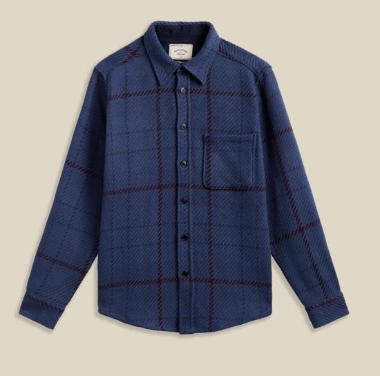  포르투기스플란넬 셔츠 포르투갈 플란넬 상단 페트롤