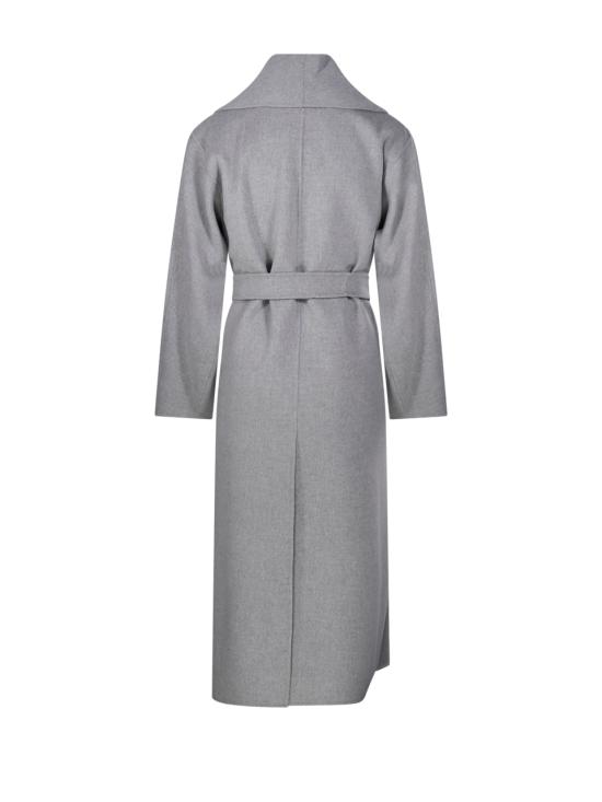 26FW 에스막스마라 폴도 버진 울 벨티드 롱 코트 2629016043600 074 GRIGIO PERLA - 'S MAX MARA