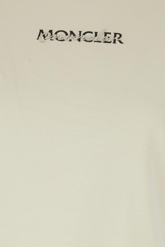 26FW 몽클레어 반팔 티셔츠 8C0001289B8Q 204 Bianco - MONCLER