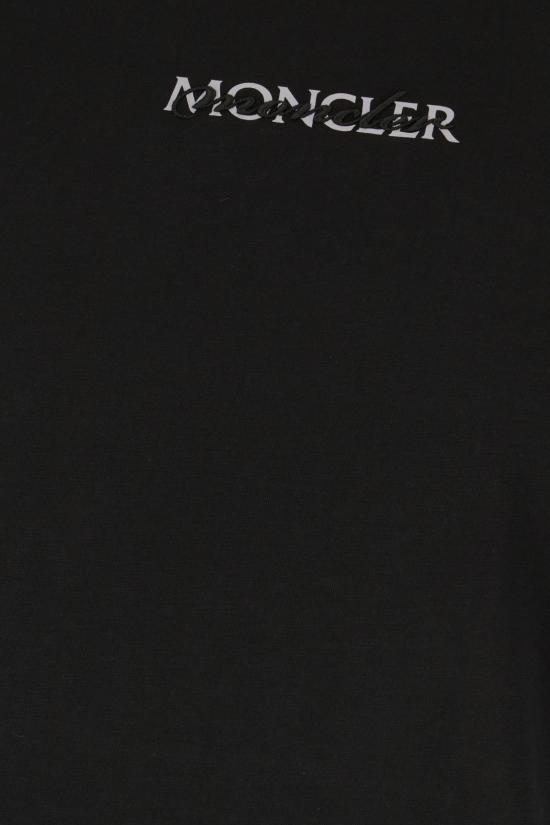 26FW 몽클레어 반팔 티셔츠 8C0001289B8Q 999 Nero - MONCLER