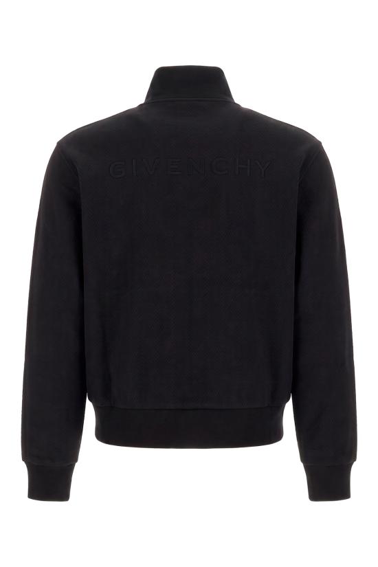 26FW 지방시 후드 티셔츠 BMJ0PV3YT9 001 BLACK - GIVENCHY