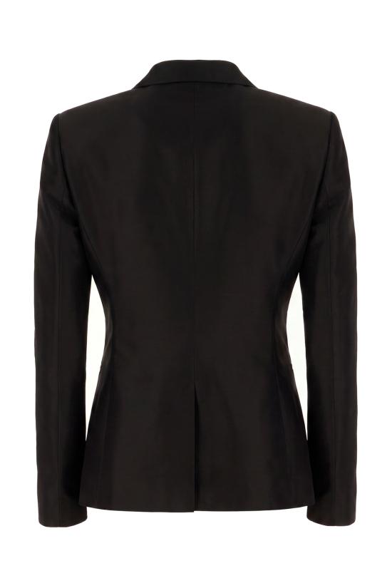 26FW 구찌 파인 실크 파이유 재킷 870960ZAU9E 1000 Nero - GUCCI