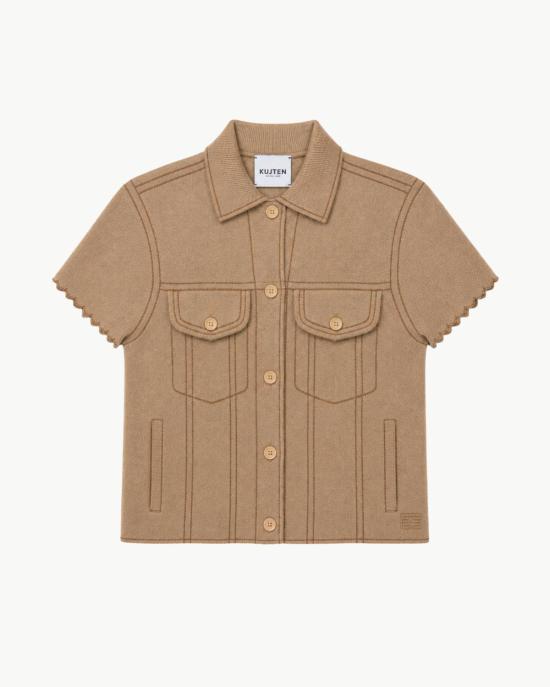  쿠즈텡 자켓 Kujten Jessinda Jacket Latte