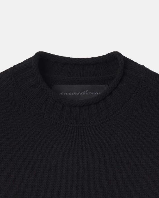  AARON LEVINE 스웨터 아론 레빈 메리노 롤넥 - OTHER BRANDS
