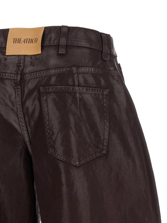  디 아티코 데님 팬츠 LD261WCP00293DDD119GL851 BROWN - THE ATTICO