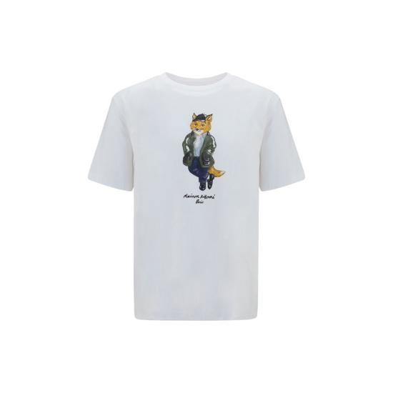  메종키츠네 폴로 티셔츠 MAMRMJT22KJ7025P100BB