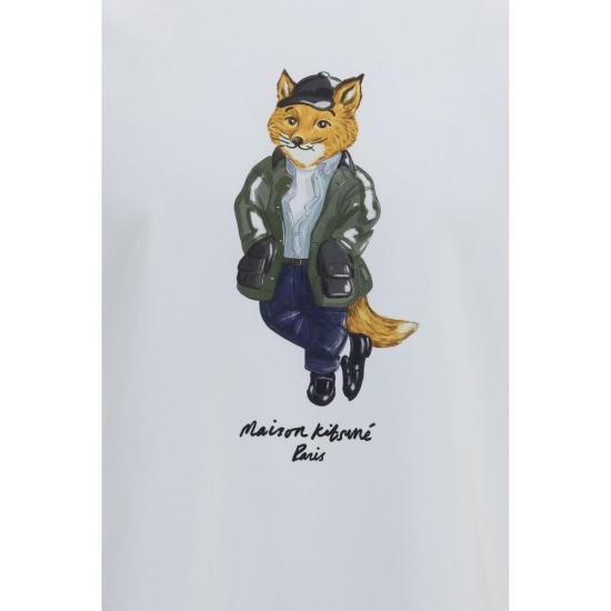  메종키츠네 폴로 티셔츠 MAMRMJT22KJ7025P100BB - MAISON KITSUNE