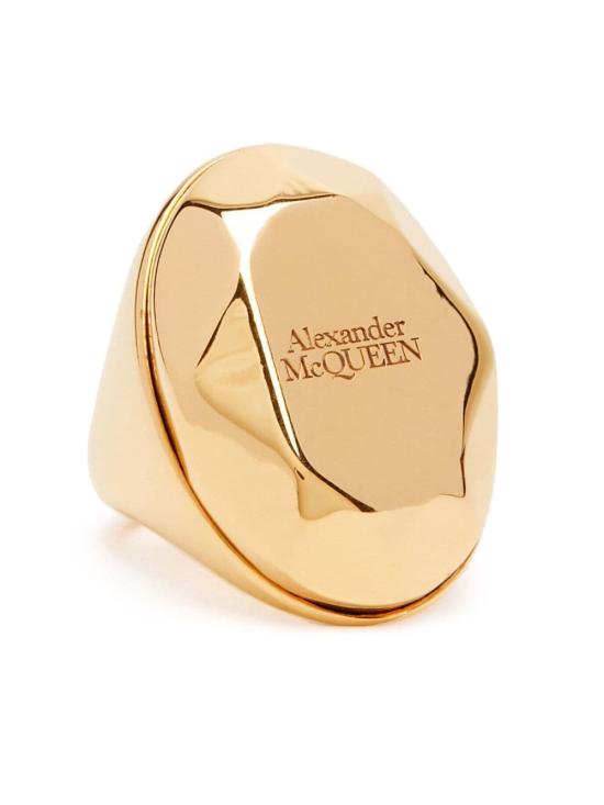  알렉산더 맥퀸 반지 757452J160T0448 GOLD - ALEXANDER MCQUEEN