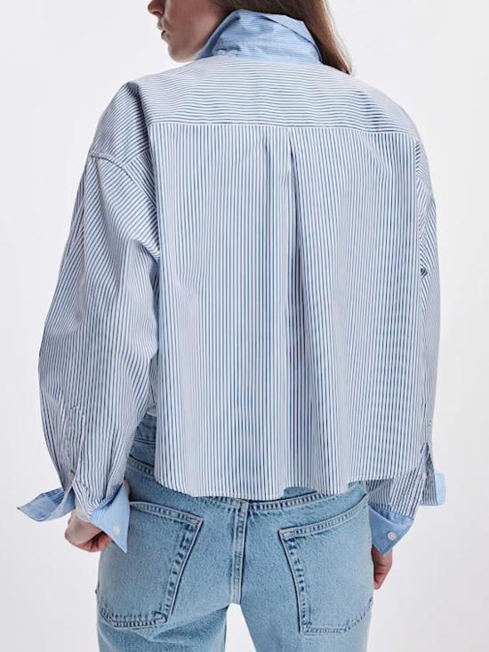 26FW 랙앤본 셔츠 RAFZ26FSMCOBLUMLTISTP Light Blue - RAG & BONE