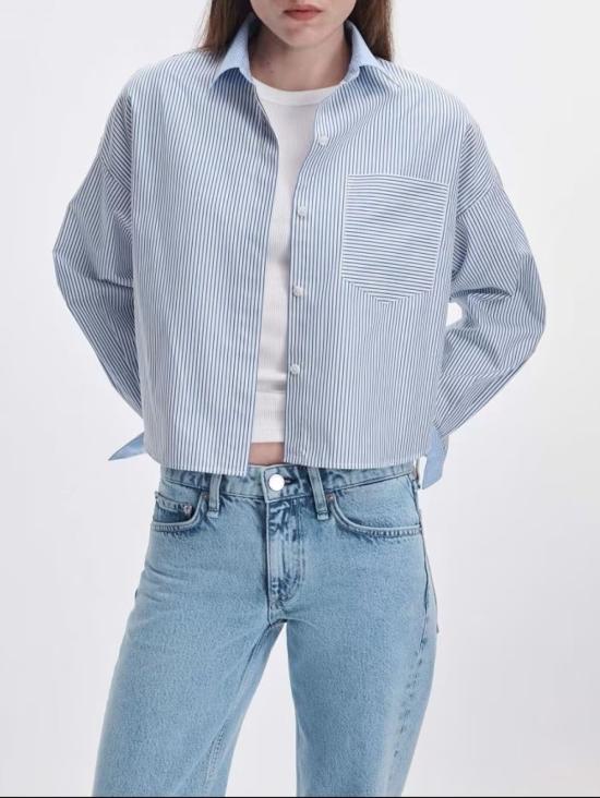 26FW 랙앤본 셔츠 RAFZ26FSMCOBLUMLTISTP Light Blue - RAG & BONE