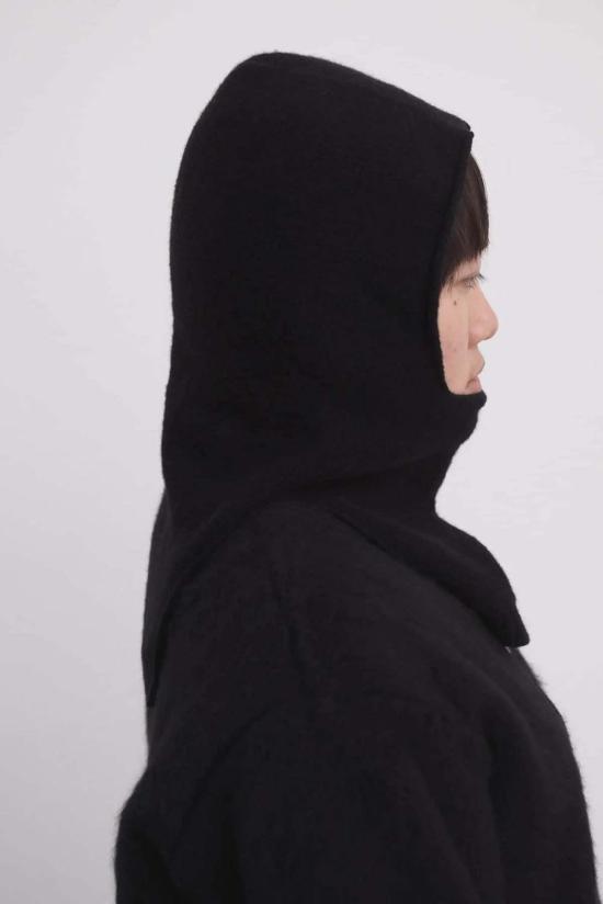 베이스레인지 모자 아노락 후드 블랙 - BASERANGE
