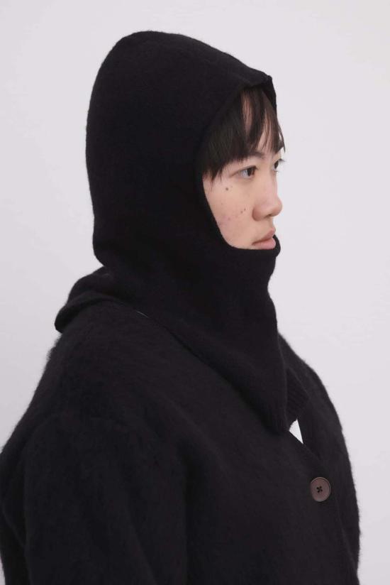  베이스레인지 모자 아노락 후드 블랙 - BASERANGE