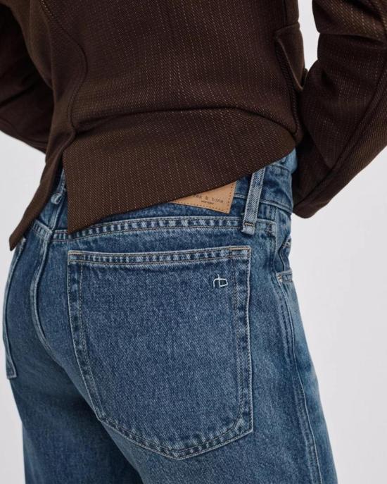  랙앤본 데님 팬츠 Rag & Bone Josie L/R Relaxed Flare Jean Flora - RAG & BONE
