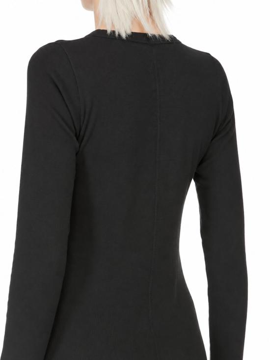 26FW 릭 오웬스 반팔 티셔츠 DS02F6217RN 09 BLACK - RICK OWENS