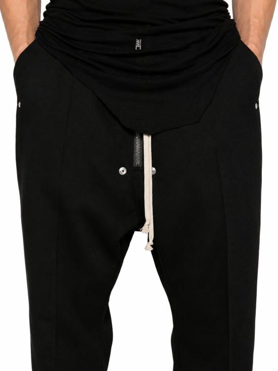 26FW 릭 오웬스 타워 벨라 팬츠 RU02F4361WT 09 BLACK - RICK OWENS
