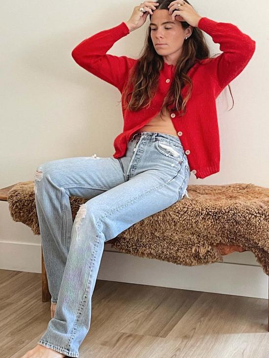  The Ludlow Shop 데님 팬츠 러들로우 샵 러기드 USA 메이드 리바이스 라이트 워시 진