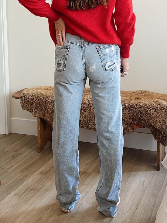  The Ludlow Shop 데님 팬츠 러들로우 샵 러기드 USA 메이드 리바이스 라이트 워시 진 - OTHER BRANDS