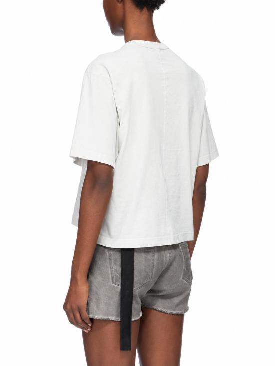 26FW 릭 오웬스 반팔 티셔츠 DS02F6206RN 51 MILK WASH - RICK OWENS