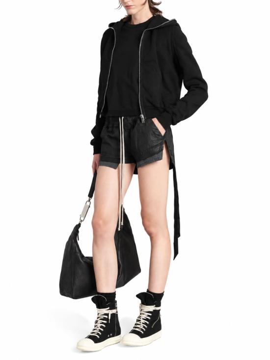 26FW 릭 오웬스 반팔 티셔츠 DS02F6206RN 09 BLACK - RICK OWENS