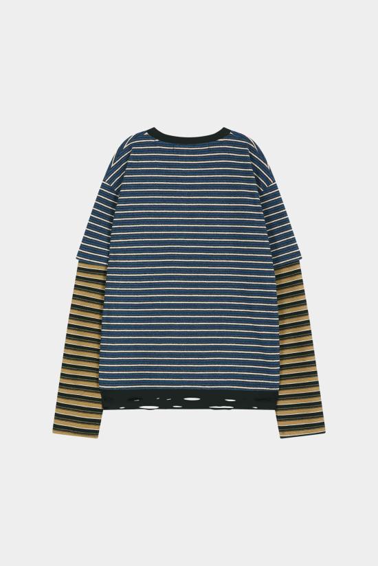 26FW 앤더슨벨 긴팔 티셔츠 atb1613u BLUE DOM - ANDERSSON BELL