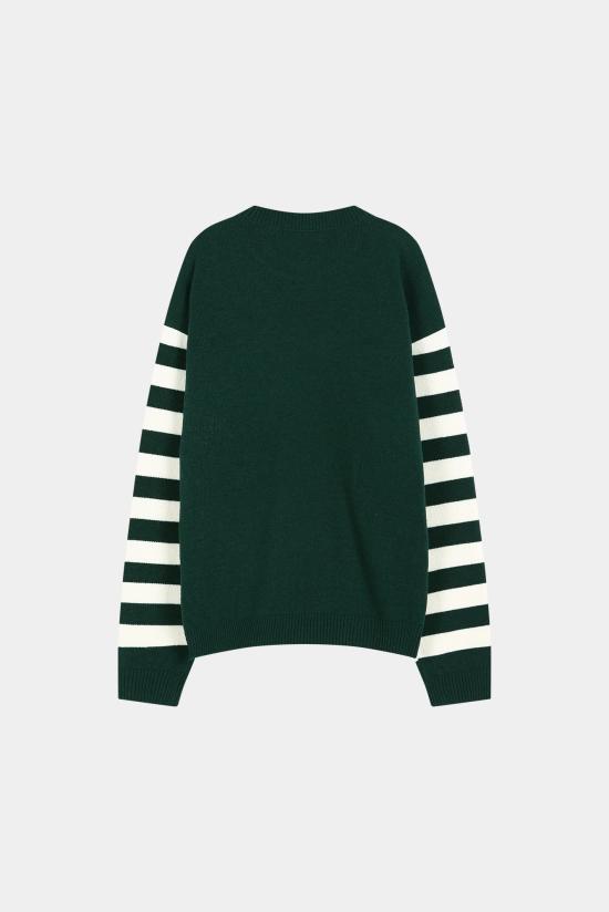 26FW 앤더슨벨 스웨터 atb1618m GREEN IVORY DOM - ANDERSSON BELL