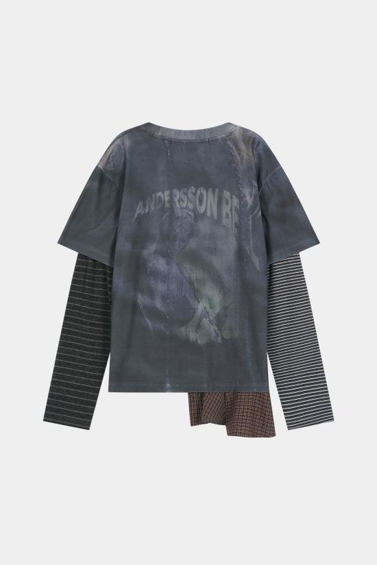 26FW 앤더슨벨 긴팔 티셔츠 atb1640w CHARCOAL DOM - ANDERSSON BELL
