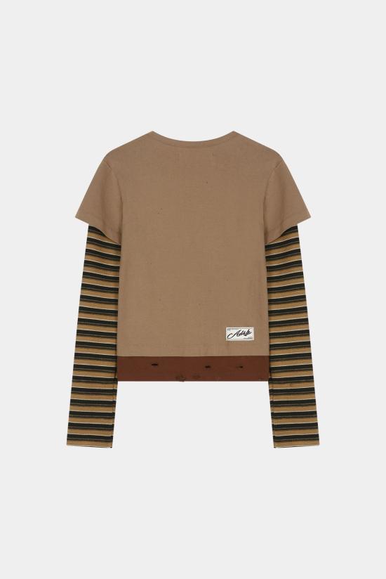 26FW 앤더슨벨 긴팔 티셔츠 atb1629w BROWN DOM - ANDERSSON BELL