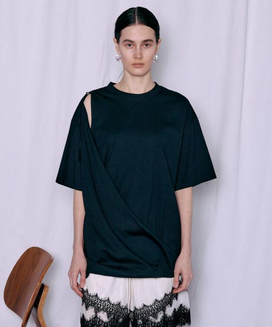 26SS 메종 스페셜 반팔 티셔츠 21261415812BLK DOM - MAISON SPECIAL