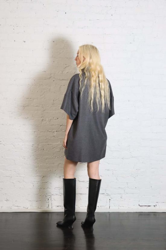  마르지엘라 원피스 Mm6 메종  울 1/4 지퍼 드레스 재킷 - MAISON MARGIELA