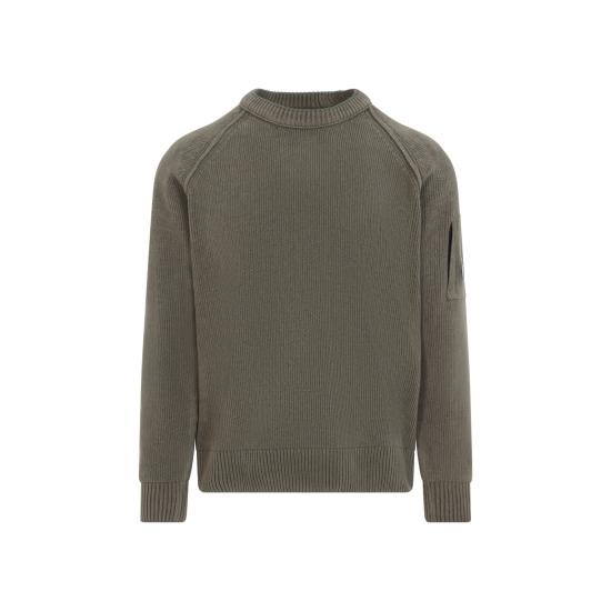 26FW 씨피 컴퍼니 스웨터 21CMKN196A 005558G 683 IVYGREEN - C.P. COMPANY