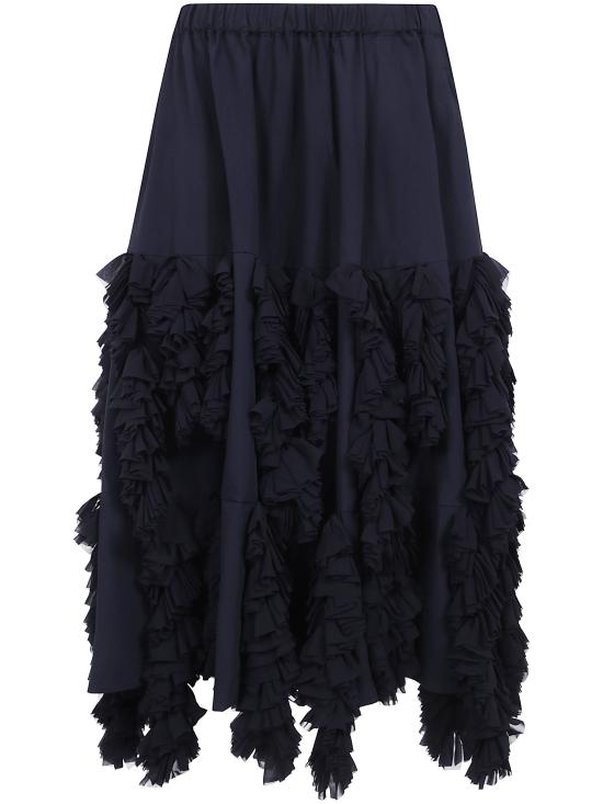 26FW 꼼데가르송 미디 스커트 GR S022 BLACK X