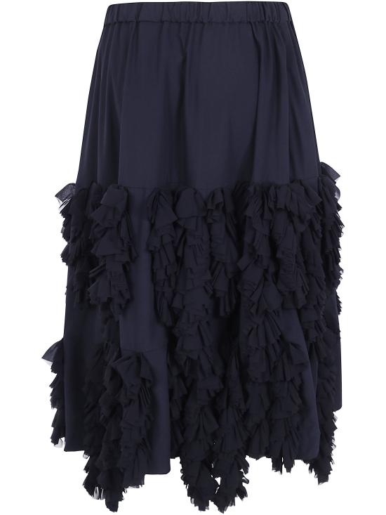 26FW 꼼데가르송 미디 스커트 GR S022 BLACK X - COMME DES GARCONS