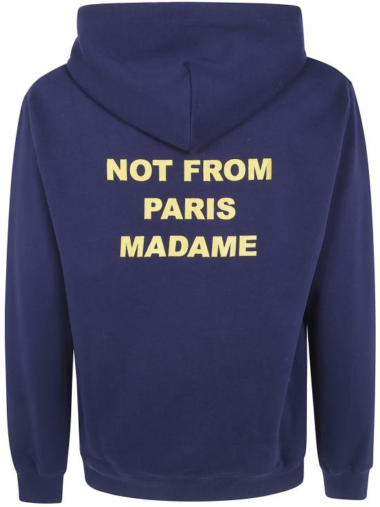 26FW 드롤드무슈 후드 티셔츠 M HO162 CO127 NAVY - DROLE DE MONSIEUR