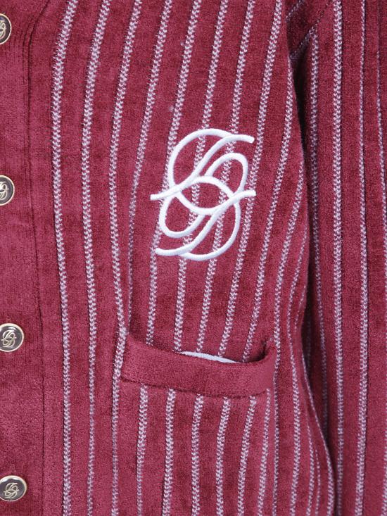 26FW 드롤드무슈 가디건 M CA159 VI024 BURGUNDY - DROLE DE MONSIEUR