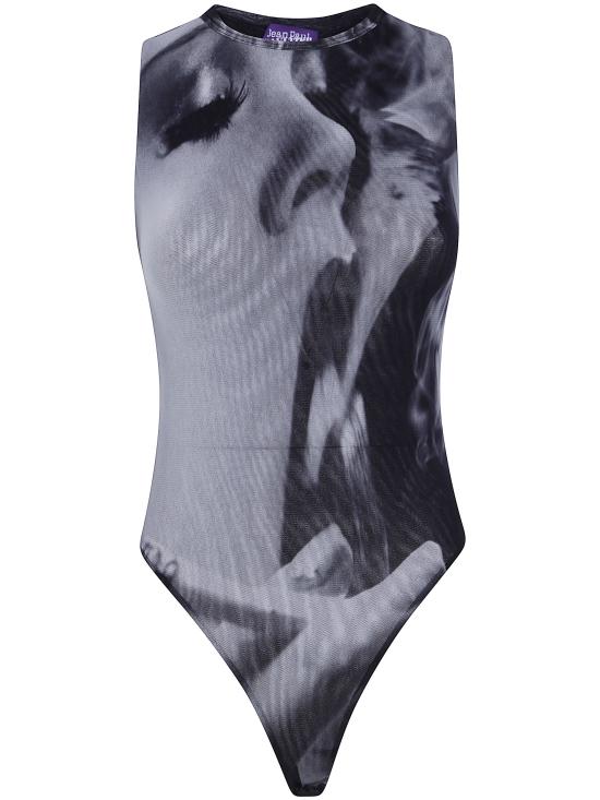 26FW 장 폴 고티에 탑 26 04 W TO560 M031P 000201 BLACK GREY WHITE