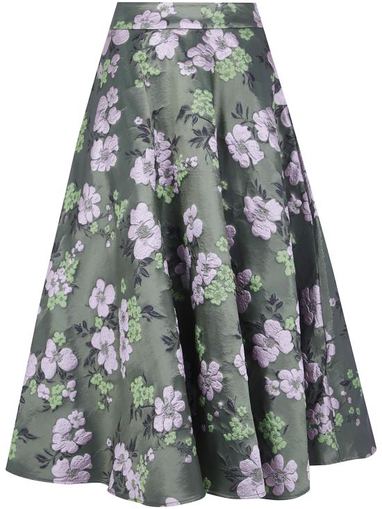 26FW 에쌍씨엘 미디 스커트 KATHYANNE K1DA COMBO DUSTY GREEN