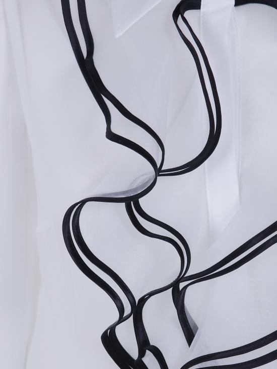 26FW 엘리자베타프랜치 셔츠 CA21067E2 309 IVORY BLACK - ELISABETTA FRANCHI