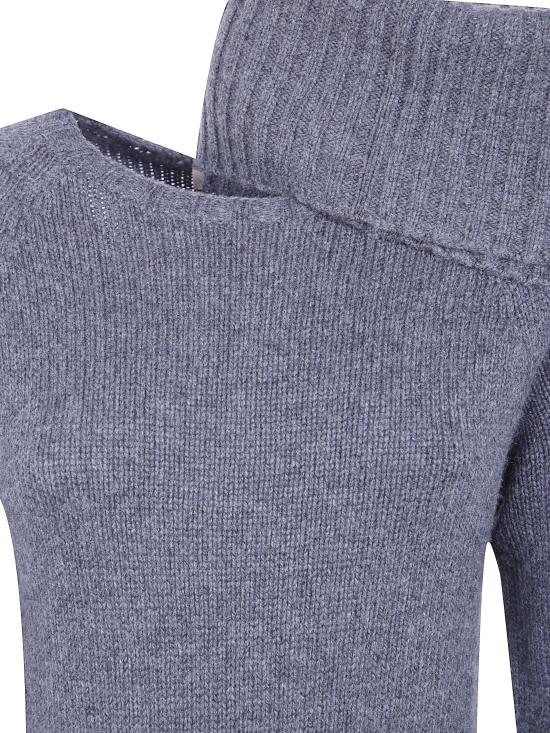26FW 트윈셋 롱 원피스 262TT3212 12840 GREY ANTHRACITE MELANGE - TWINSET