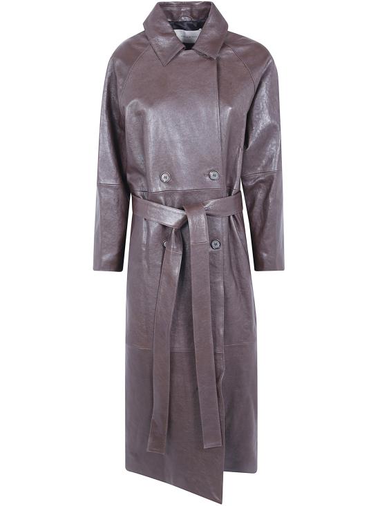 26FW 마그다뷰트림 코트 188926 BROWN