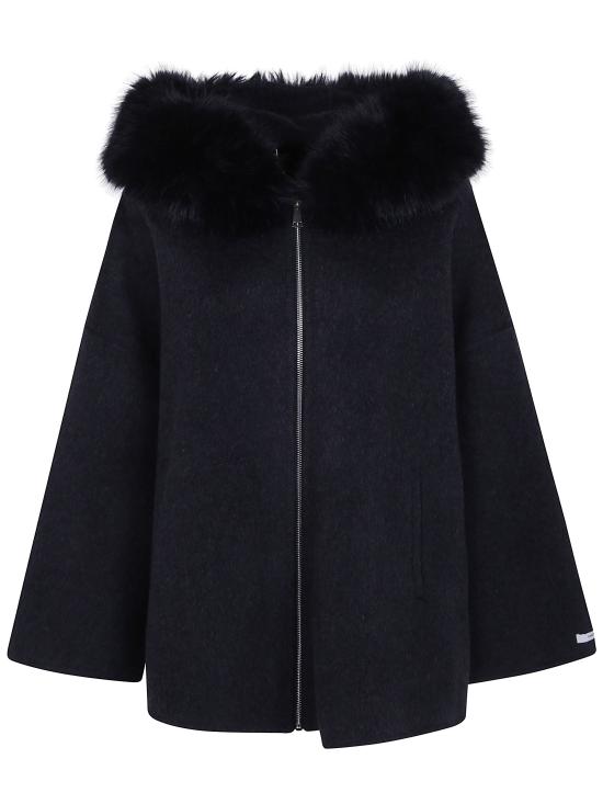26FW 지오반니 파리 코트 SELA ANTHRACITE GREY
