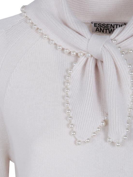 26FW 에쌍씨엘 스웨터 KASA K1OW COMBO OFF WHITE - ESSENTIEL