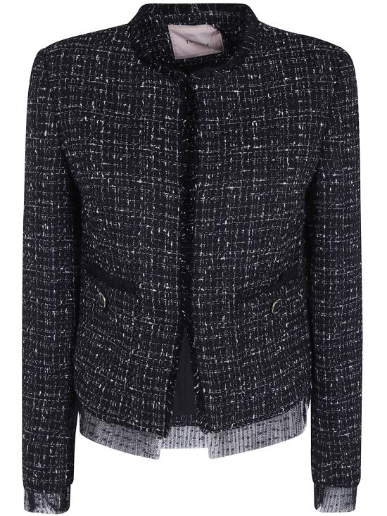 26FW 트윈셋 자켓 262TP2080 13857 BLACK GREY BOUCLE
